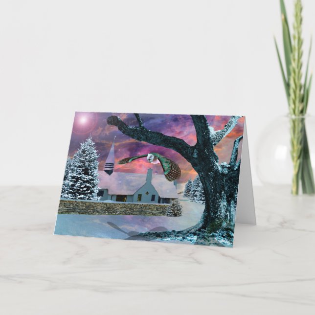 Cartes Pour Fêtes Annuelles L'esprit de Noël (Devant)