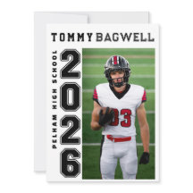 Letterman Graduation Announcement