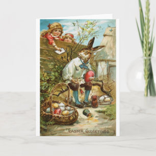 Cartes Pour Fêtes Annuelles Lettre de Bunny