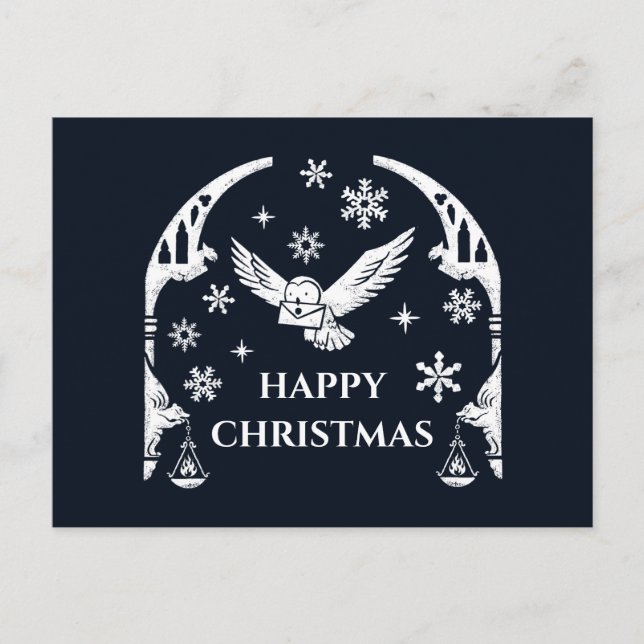 Cartes Pour Fêtes Annuelles LETTRE DE VACANCES HARRY POTTER™ Hedwig (Devant)