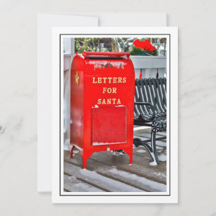 Cartes Pour Fêtes Annuelles Lettres pour boîte aux lettres Père Noël