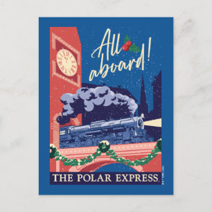 Cartes Pour Fêtes Annuelles L'Express Polaire - Tout À Bord !