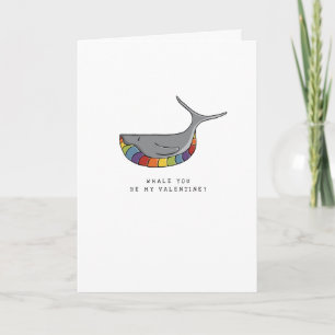 Cartes Pour Fêtes Annuelles LGBT   Valentines   Baleine   Fierté  