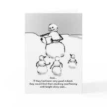 L'histoire de Noël pour les hommes de neige
