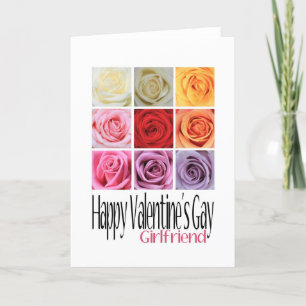 Cartes Pour Fêtes Annuelles L'homosexuel de Valentine d'amie, roses