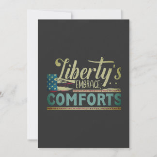 Cartes Pour Fêtes Annuelles Liberty Embrace Comforts modernes 🙋 🙋 ‍ ‍ ♂️ de 