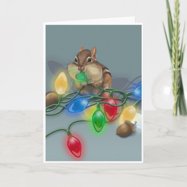 Cartes Pour Fêtes Annuelles L'idée lumineuse de la tamia (Devant)
