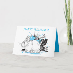 Cartes Pour Fêtes Annuelles Lièvre