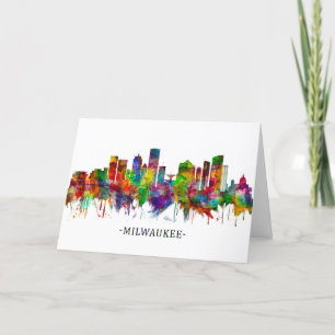 Cartes Pour Fêtes Annuelles Ligne de Milwaukee