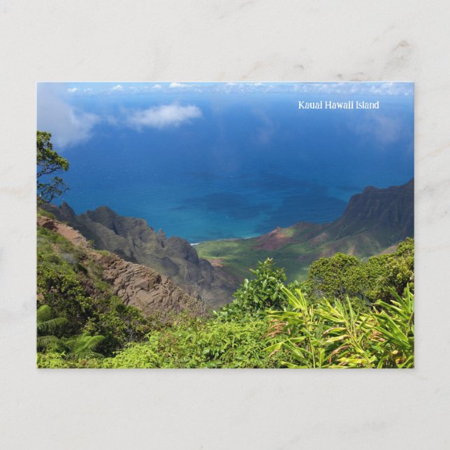 Cartes Pour Fêtes Annuelles L'île de Kauai Hawaii (Devant)