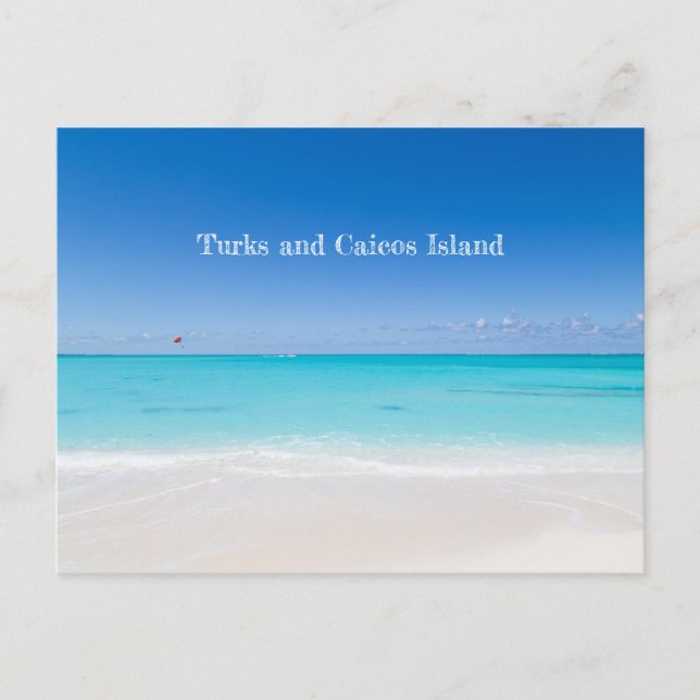 Cartes Pour Fêtes Annuelles L'île de Turks and Caicos (Devant)