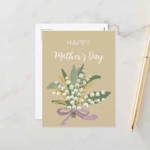 Cartes Pour Fêtes Annuelles Lily of the Valley Joyeuse fête des mères