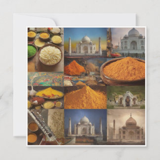 Cartes Pour Fêtes Annuelles "L'Inde : un pays de toute beauté"
