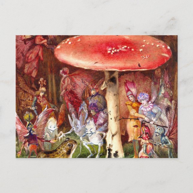 Cartes Pour Fêtes Annuelles L'intrus John Anster Fitzgerald (Devant)