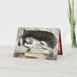 Cartes Pour Fêtes Annuelles Lion Monument, Lucerne