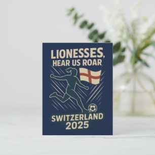 Cartes Pour Fêtes Annuelles Lionesses, Entendez-nous ruer - Football féminin a