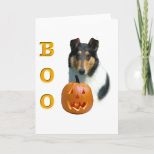 Cartes Pour Fêtes Annuelles Lisse Collie Boo