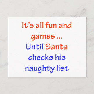 Cartes Pour Fêtes Annuelles Liste des filles de père Noël