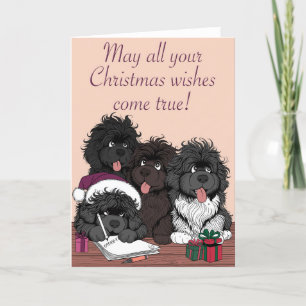 Cartes Pour Fêtes Annuelles Liste père Noël et voeux de Noël