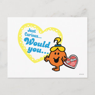 Cartes Pour Fêtes Annuelles Little Miss Curious Valentine's Day Wish