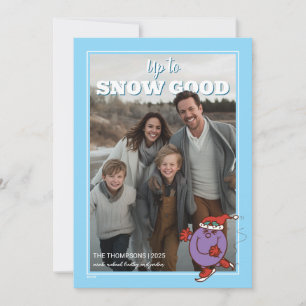 Cartes Pour Fêtes Annuelles Little Miss Naughty Jusqu'à Snow Good