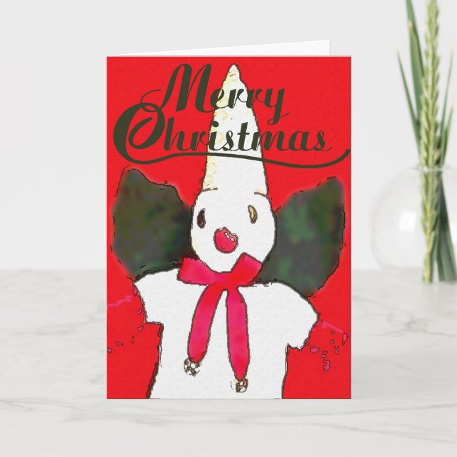 Cartes Pour Fêtes Annuelles Little New Orleans Snowman (Devant)