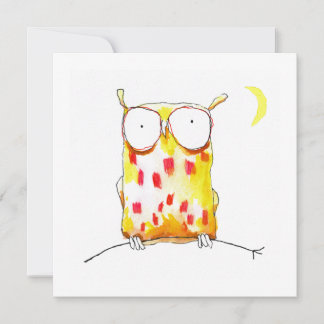 Cartes Pour Fêtes Annuelles Little Owl