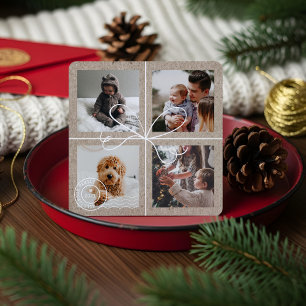 Cartes Pour Fêtes Annuelles Livraison spéciale Noël 4 Photos Postage Parcelle