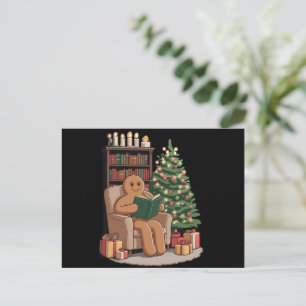 Cartes Pour Fêtes Annuelles Livres de lecture Rétro Gingerbread Noël Enseignan