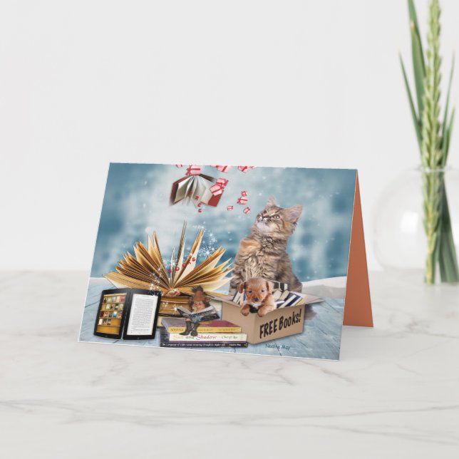 Cartes Pour Fêtes Annuelles Livres gratuits pour les fêtes (Devant)