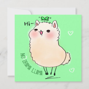 Cartes Pour Fêtes Annuelles Llama