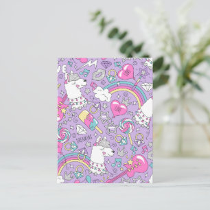 Cartes Pour Fêtes Annuelles Llama motif 1