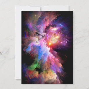 Cartes Pour Fêtes Annuelles L'oeuvre Cloud de SlipperyJoe abstraite surre vibr