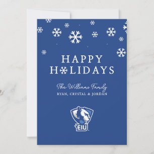 Cartes Pour Fêtes Annuelles Logo Eastern Illinois University Panthers