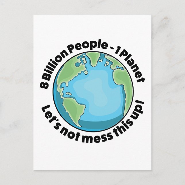 Cartes Pour Fêtes Annuelles Logo Environnement (Devant)