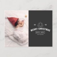 Logo moderne Nouveau-né Noël bébé