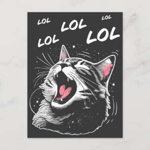 Cartes Pour Fêtes Annuelles LOL Laughing Chat