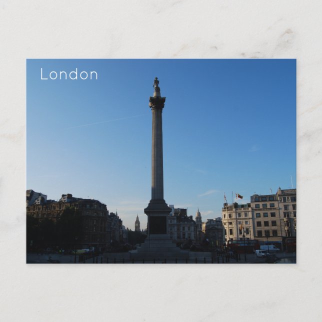 Cartes Pour Fêtes Annuelles Londres - Trafalgar Carré (Devant)