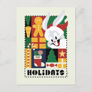 Cartes Pour Fêtes Annuelles LOONEY TUNES™ BUGS BUNNY™ Badge de vacances