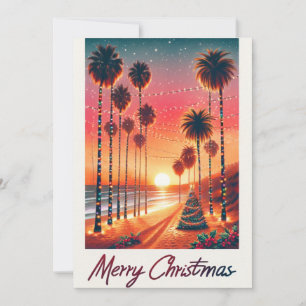 Cartes Pour Fêtes Annuelles Los Angeles Holiday Magic : Christmas Lights Card