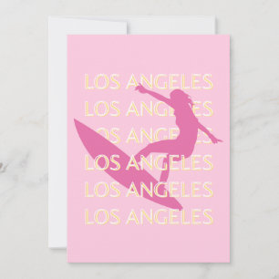 Cartes Pour Fêtes Annuelles Los Angeles Travel Art, Californie, Travel Art