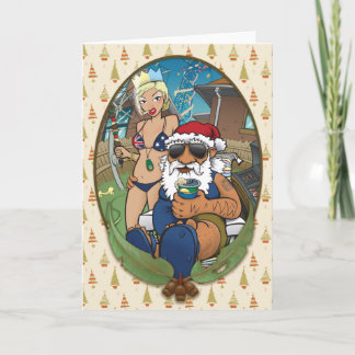 Cartes Pour Fêtes Annuelles Loungekat & Bucket'o'Thought's Aussie Christmas