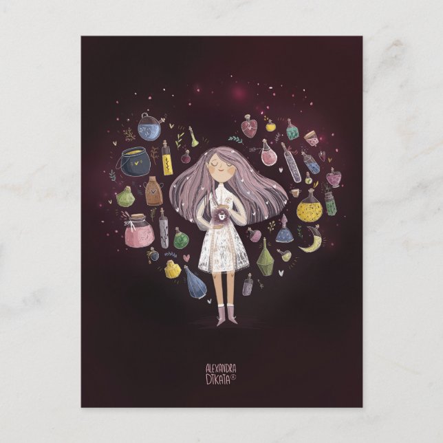 Cartes Pour Fêtes Annuelles Love elixir Saint Valentin (Devant)