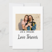 Love Forever LGbtq couple fierté ajouter nom photo