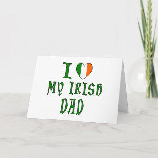 Cartes Pour Fêtes Annuelles Love Irish Papa