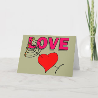 Cartes Pour Fêtes Annuelles Love on Chanukah 101