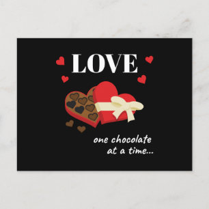 Cartes Pour Fêtes Annuelles Love One Chocolate at a Time Drôle Citation