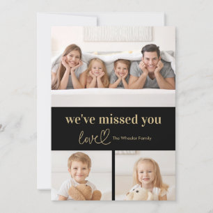 Cartes Pour Fêtes Annuelles Loving Note EDITABLE COLOR Holiday Photo Card
