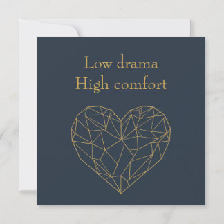 Cartes Pour Fêtes Annuelles Low Drama High Comfort