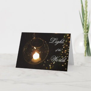 Cartes Pour Fêtes Annuelles Lumière du monde